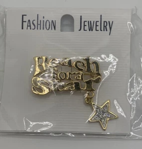 Fashion Jewelry Reach For A Star Pin - Picture 1 of 3