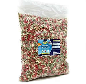 HERONS Pond Sticks Mix Ultralight 15L - Koi Goldfish Food - Sealed Bag Pond Food - Picture 1 of 5