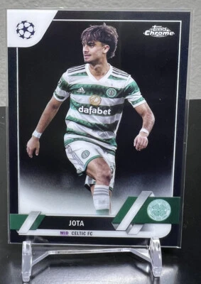 2023 Topps Chrome Soccer Jota Celtic FC 2/10 Black Ucl - Image 1 of 2