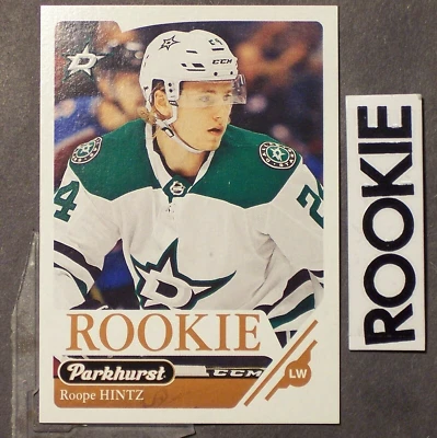 ROOPE HINTZ  RC  2018/19  Parkhurst  Bronze  #358  ROOKIE  Dallas Stars - Image 1 of 2