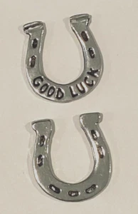 Basic Spirit Canada Handcrafted Pewter Token Charm HORSESHOE "Good Luck" - Picture 1 of 4