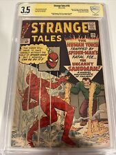 2X SIGNED STAN LEE &AYERS Strange Tales 115 Fantastic 4 CBCS not cgc 1963 💎🔑