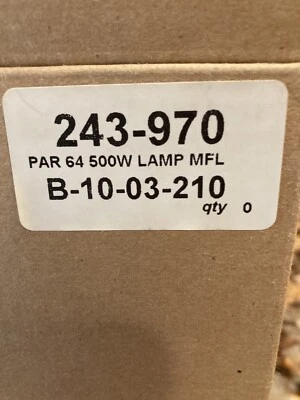 GE Par 64, 500 W, 120 voltios, inundación media, NOS Foto 1 de 4