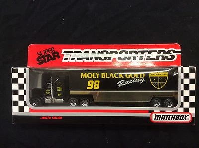 Matchbox Superstar Transporters Moly Black Gold Jimmy Spencer - Image 1 of 3