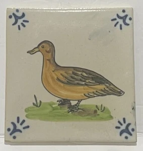 VTG Santana Duck Design Tile Portugal 5 3/8” x 5 3/8 - Picture 1 of 6