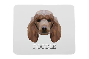 Poedel geometrische onderlegger Art-Dog - Afbeelding 1 van 4