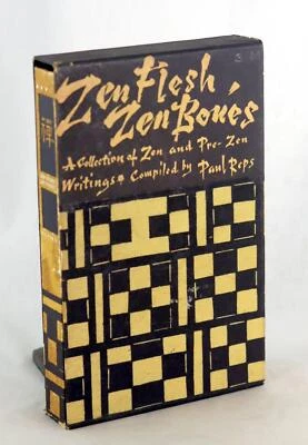 Paul Reps 1958 Zen Flesh Zen Bones Primary Zen Sources Hardcover w/Slipcase Foto 1 de 4