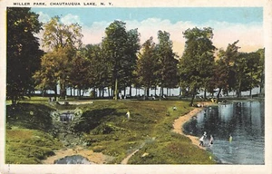 Miller Park Chautauqua New York Postcard - Picture 1 of 1