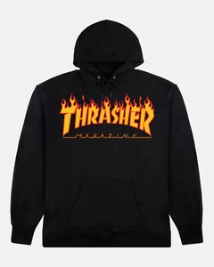 Thrasher Skateboard Magazine Men's Flame Logo Hoodie Sweatshirt - Picture 1 of 10