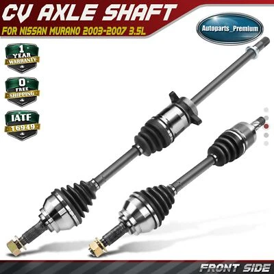 2x Front CV Axle Assembly for Nissan Murano 2003 2004 2005 2006 2007 V6 3.5L FWD - Image 1 of 4
