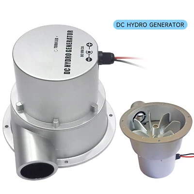 Pompa Flusso Acqua 36/50W Micro Generatore Idro Turbina Flusso Potenza Idraulica Energia - Immagine 1 di 4