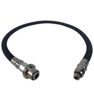 Scuba Dive BC Standard Power Inflator Hose, Dry Suit Quick Disconnect Flex Hose - Picture 1 of 6
