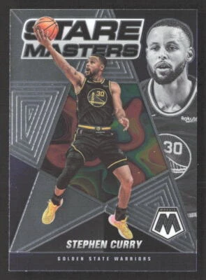 2021-22 Panini Mosaic Stephen Curry #18 Stare Masters Warriors - Image 1 of 2