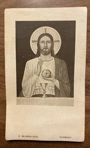 Vintage 1938 Sacred Priesthood Rome Ordination Remembrance Prayer Card P8e - Picture 1 of 9
