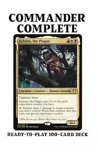 Kelsien, the Plague DEATHTOUCH PING Magic MTG Deck Comandante personalizzato - Foto 1 di 5