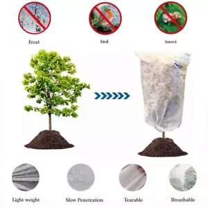 Agfabric Plant Cover Protection Bag Winter Warm Outdoor Plant Bag Cover 16 Size - Picture 1 of 8