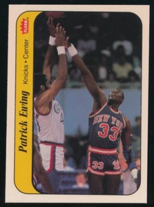 Pegatina Fleer 1986 #6 Patrick Ewing New York Knicks casi nueva-como nueva bien centrada - Imagen 1 de 2