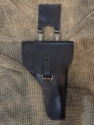 Funda de cuero Beretta 92 96 excedente italiana sin emitir Owb mano derecha Foto 1 de 4