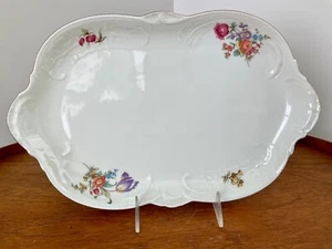 Rosenthal SERVING PLATTER Sanssouci Classic Floral 13 1/2” Oval ~MINT Condition - Picture 1 of 9