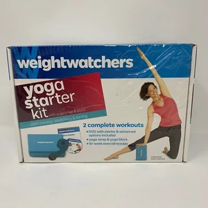 Weight Watchers Yoga Starter Kit: 2 Complete Workouts DVD Yoga Strap & Block - Picture 1 of 4