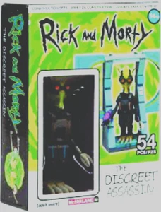 Rick & Morty Discreet Assassin 54 piezas Construcción Edificio McFarlane Juguetes NUEVO - Imagen 1 de 2