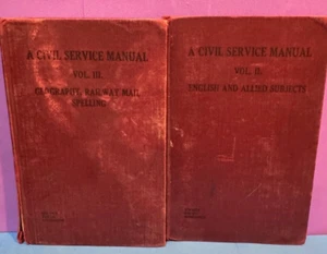 A Civil Service Manual Vol. II & Vol. III 1908 - Picture 1 of 2
