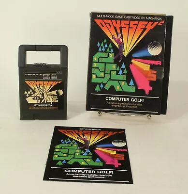Vintage  Odyssey 2 Boxed Game Computer Golf! - Image 1 of 3