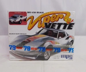 MPC #1-8739 VIPER VETTE VINTAGE 1/20 SCALE MODEL KIT NEW/SEALED - Picture 1 of 5