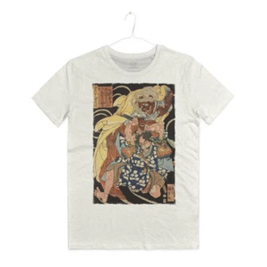 Maglietta Arti Marziali Japanese Samurai Bushido T-shirt Man Japan Old Art Stamp - Picture 1 of 3