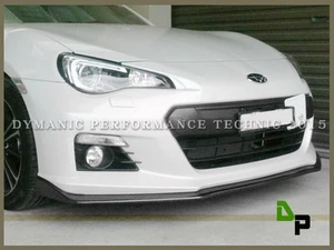 STI Style Carbon Fiber Front Bumper Lip For 2012-2016 Subaru BRZ - Picture 1 of 4