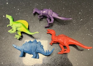 Dinosaurier Kunststoff realistische 3" Figur Spielzeug Menge 4 - Bild 1 von 11
