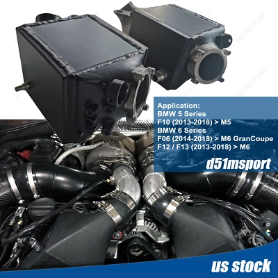 Juego de enfriadores de aire de doble carga aptos para BMW M5 F10/M6 2013-2018 (F06 F12 F13 M6) Foto 1 de 4