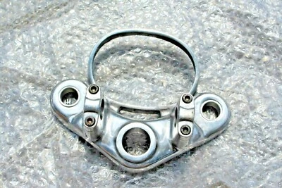 Honda CB72 CB77 Super Hawk Horquilla Puente Superior Redondo Velocidad-Tacho Conjunto Tipo Temprano NUEVO Foto 1 de 4