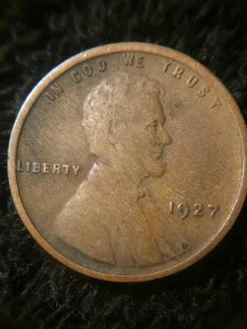 1927 p Lincoln wheat cent improper alloy mix Cover