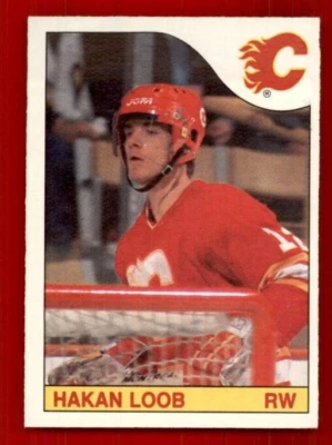 1985-86 O-Pee-Chee #184 Hakan Loob NMMT - Image 1 of 2