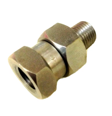 Pressure Washer Swivel 3/8 MPT x 3/8 FPT Stainless Steel 5000PSI JE Adams
