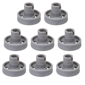 8pcs Dishwasher Lower Rack Wheel and Stud WD12X10231 Replacement for GE - Bild 1 von 4