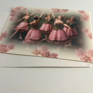 Hallmark Ballerinas Familie & Freund Nachricht leere Notizkarten mit Umschlag - Bild 1 von 3