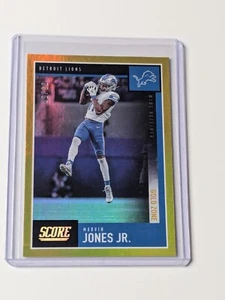 Panini Score Football 2020 Marvin Jones Lions Gold Zone NFL /50 - Picture 1 of 2