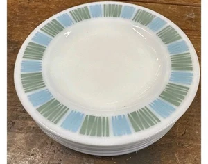6 JAJ Pyrex Matchmaker 6 Side Plates  - Picture 1 of 1