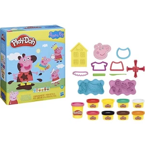 Play-Doh Peppa Pig Stylin' Set, Peppa Pig Playset with 9 Cans of Modeling Compou - Picture 1 of 7