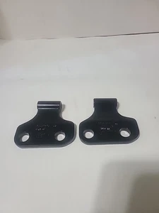 NEW 2018-2025 JEEP WRANGLER REAR SIDE DOOR HINGE SET OF 2 OEM BLACK_PX8 - Picture 1 of 2