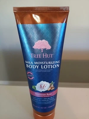 Nueva loción corporal hidratante de karité Tree Hut MOROCCAN ROSE 9 OZ  Foto 1 de 2