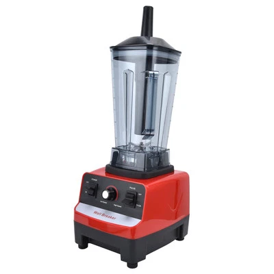 Standmixer 800W Profi 5-Klingen-System, Multifunktionsmixer Rot/Schwarz, 2L - Bild 1 von 4