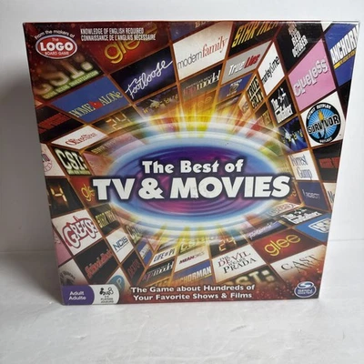 Logo The Board Game THE BEST of TV and MOVIES ~NEW & SEALED~ - Image 1 of 3