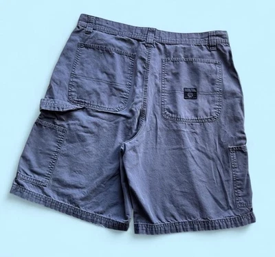 Faded Glory Vintage Y2K Blue/purple Cargo Short Men’s Relaxed Skater 34x9 Foto 1 de 4