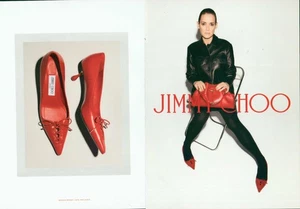 Anuncio impreso de revista Jimmy Choo Winona Ryder de Ezra Petronio piernas 2p 2024 - Imagen 1 de 6