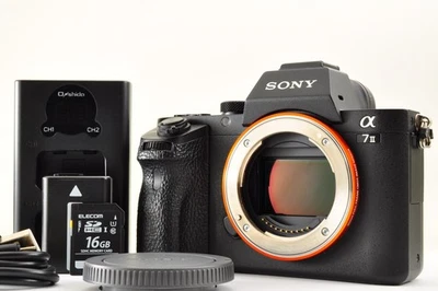 [Near Mint] Sony Alpha A7 II 24.3MP ILCE-7M2 Body 35 languages From USA - Image 1 of 4
