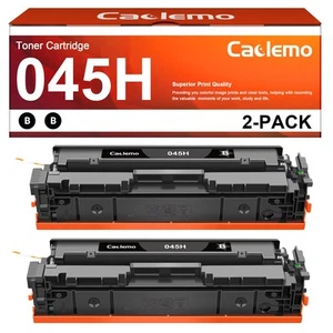 Caclemo 045H Black Toner Cartridges for Canon Printers 2 Pack 2800 Pages - Picture 1 of 6