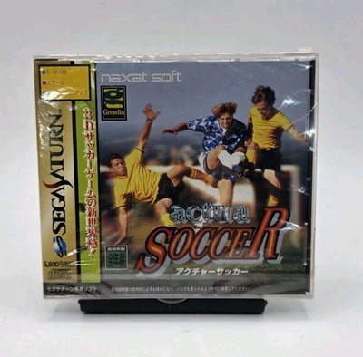 Japanese Actua Soccer Sega Saturn Brand New US Seller - Image 1 of 4